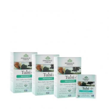 Organic India Tulsi Peppermint 1.08oz (54 Infusion Bags) 3-Pack