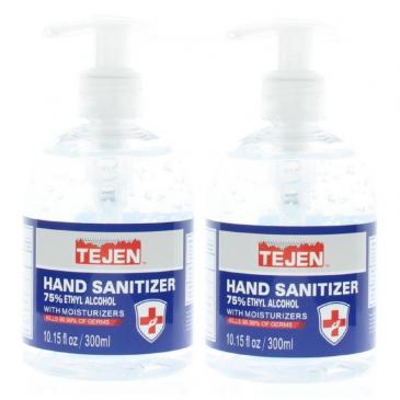 Tejen Hand Sanitizer 75% Ethyl Alcohol 10.15oz/300ml