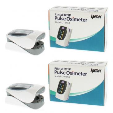 Fingertip Pulse Oximeter Model: Imdk C101A3 (Pack Of 2)