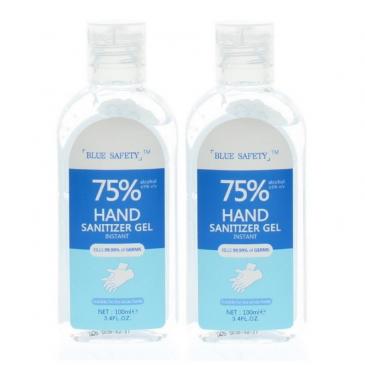 Blue Safety Hand Sanitizer Gel