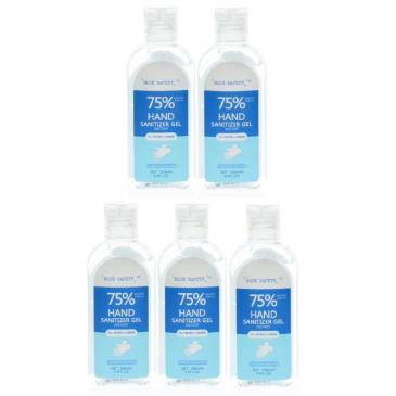 Blue Safety Hand Sanitizer Gel