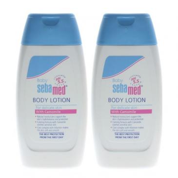 Sebamed Baby Body Lotion for Delicate Skin with Camomile 200ml/6.7oz (2 Pack)