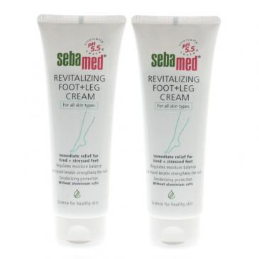 Sebamed Revitalizing Foot + Leg Cream for All Skin Types 75ml/2.53oz (2 Pack)