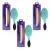 Wet Brush Backbar Detangler Purist Blue Model# BWP830GXBLNW (3 Pack)