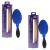 Wet Brush Pro Back Bar Detangler Royal Blue Model# BWP830GXRY (2 Pack)