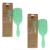 Wet Brush Go Green Paddle Detangler Green (2 Pack) Wet Brush Go Green Paddle Detangler Green (2 Pack)