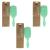 Wet Brush Go Green Paddle Detangler Green (3 Pack) Wet Brush Go Green Paddle Detangler Green (3 Pack)