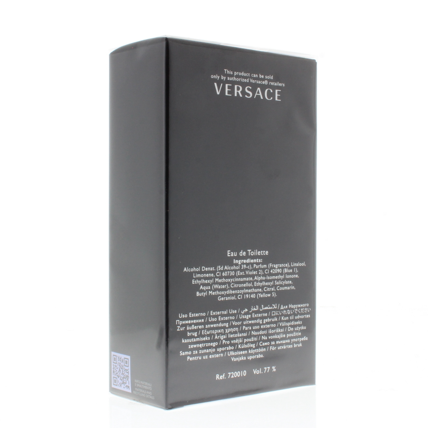 Buy Versace Pour Homme EDT Spray for Men 100ml 3.4oz Online HBAStore